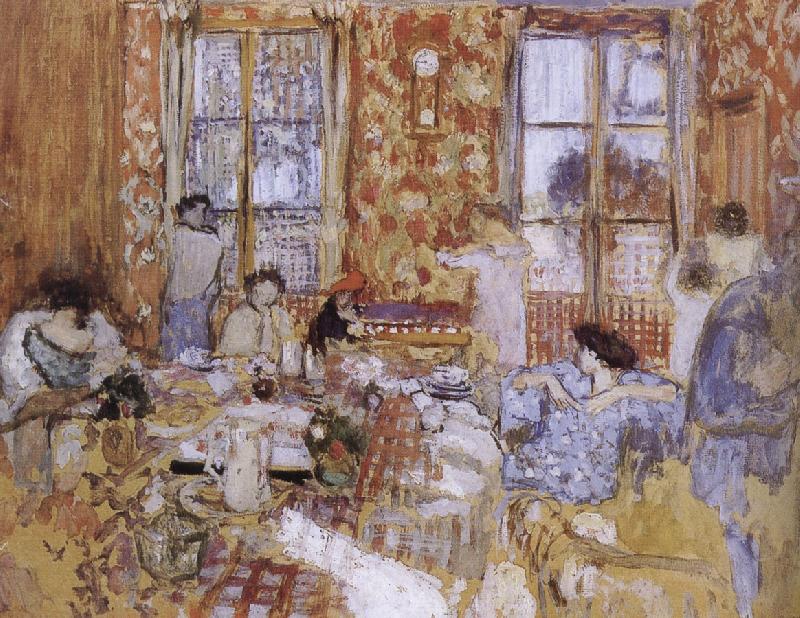 Edouard Vuillard Naked girls sitting on the sofa oil painting picture